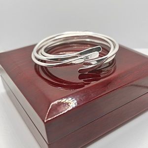 Silver Wrap bangles ✨